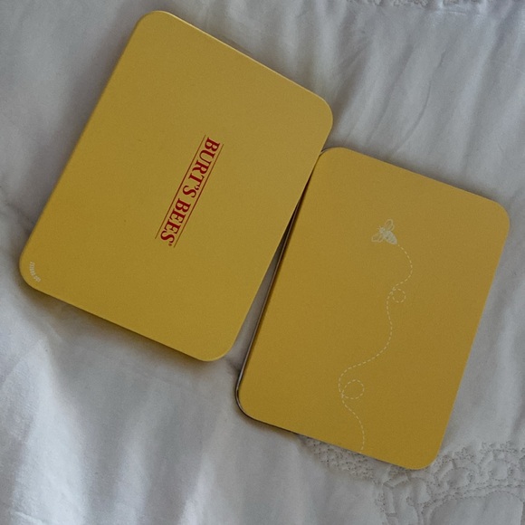 Burt's Bees Other - Free with purchase of any paid item. Burt’s Bees yellow tin with 🐝 bee.